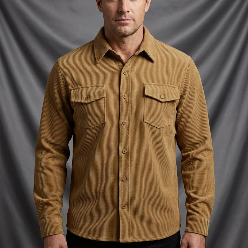 Clifford Soft Ribbed Corduroy Overshirt