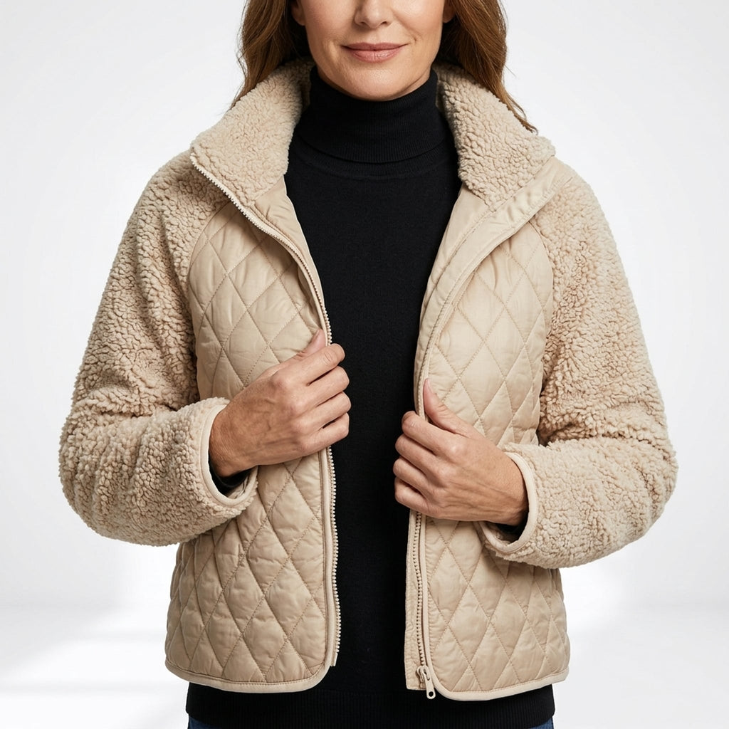 Léa Women's Plush Quilted Lightweight Jacket