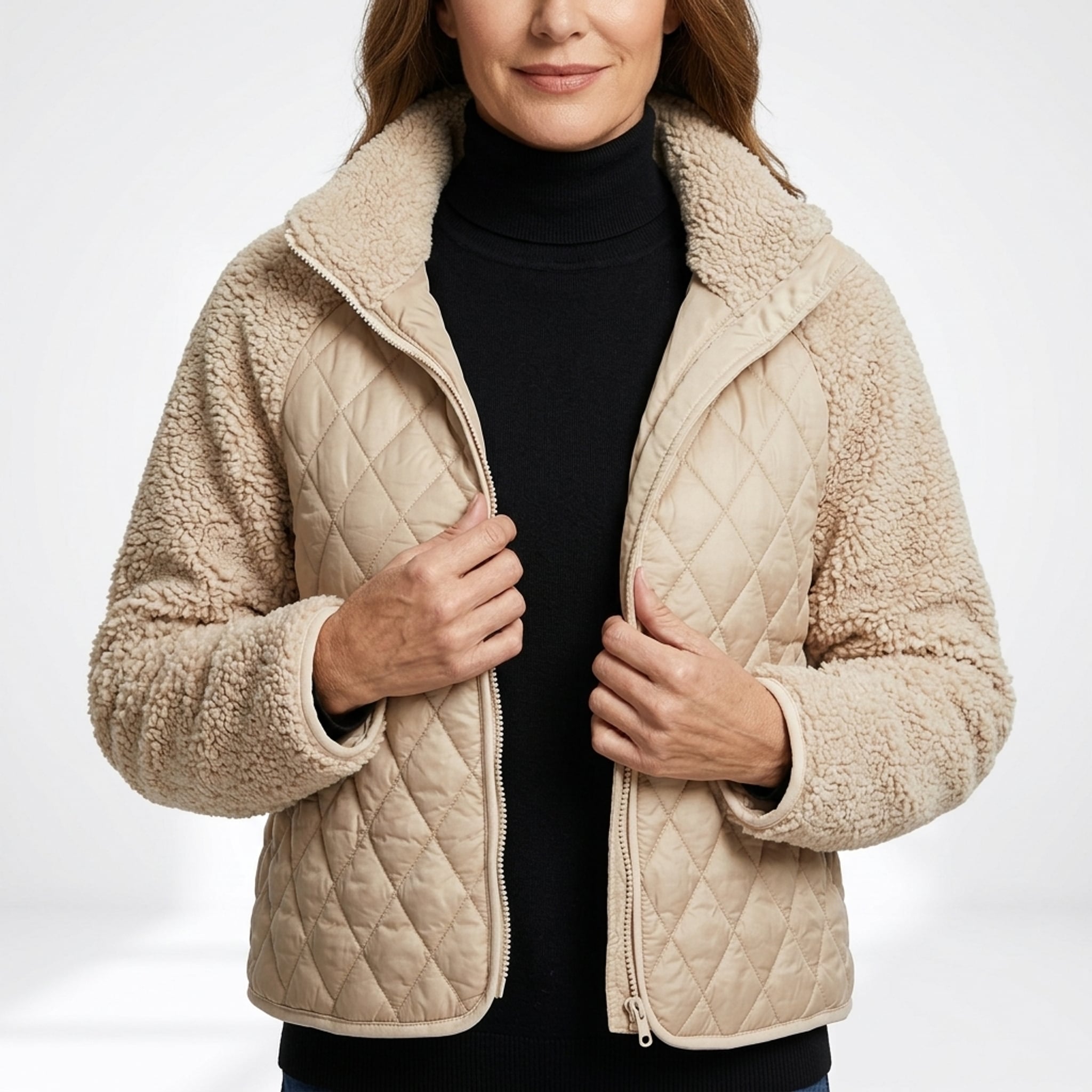 Léa Women's Plush Quilted Lightweight Jacket
