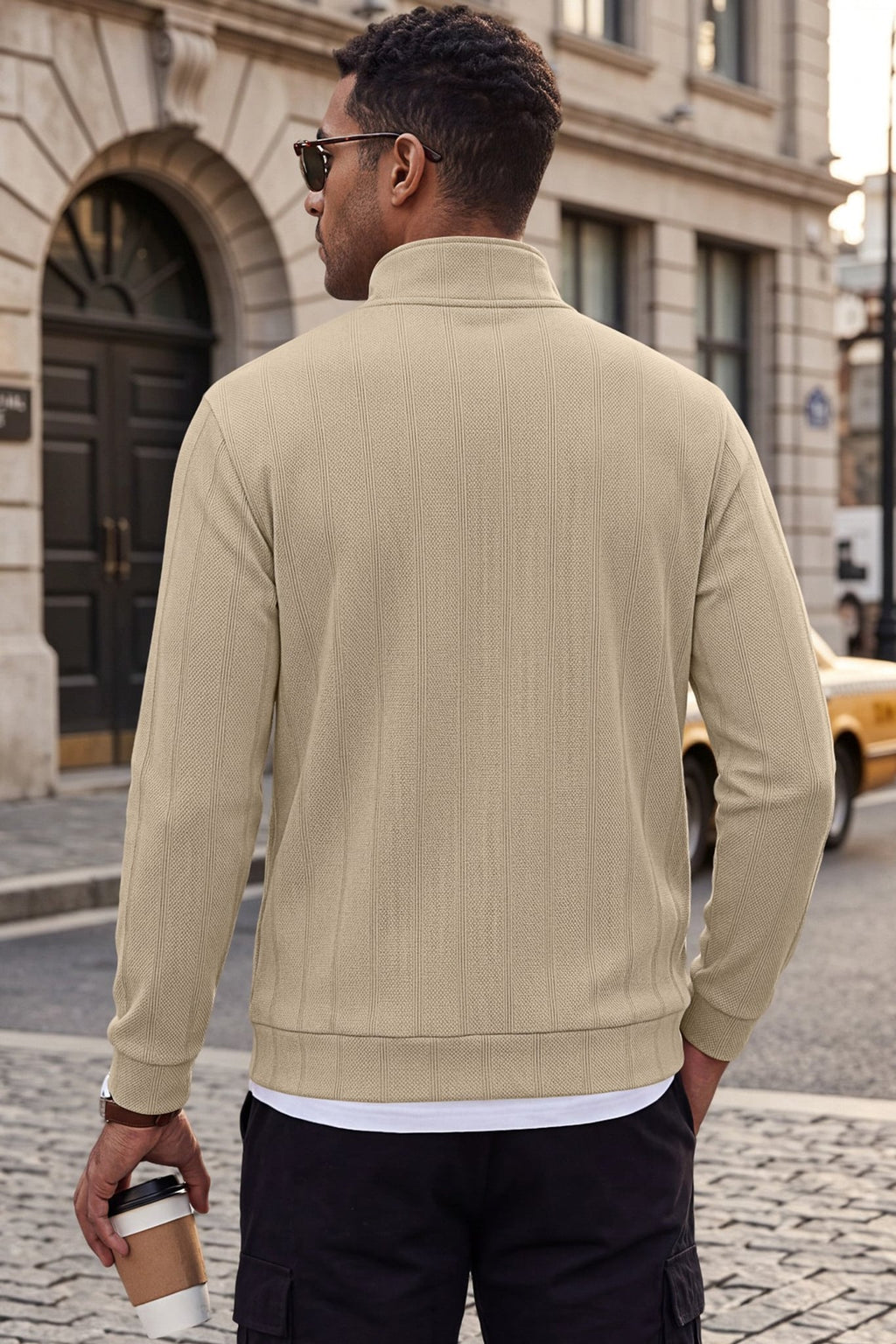 Blake Holloway Clifford Ribbed Half-Zip Pullover