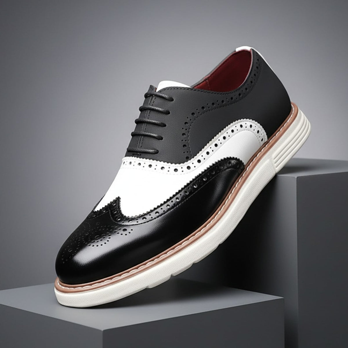 Veridian Signature Brogue Dress Sneakers