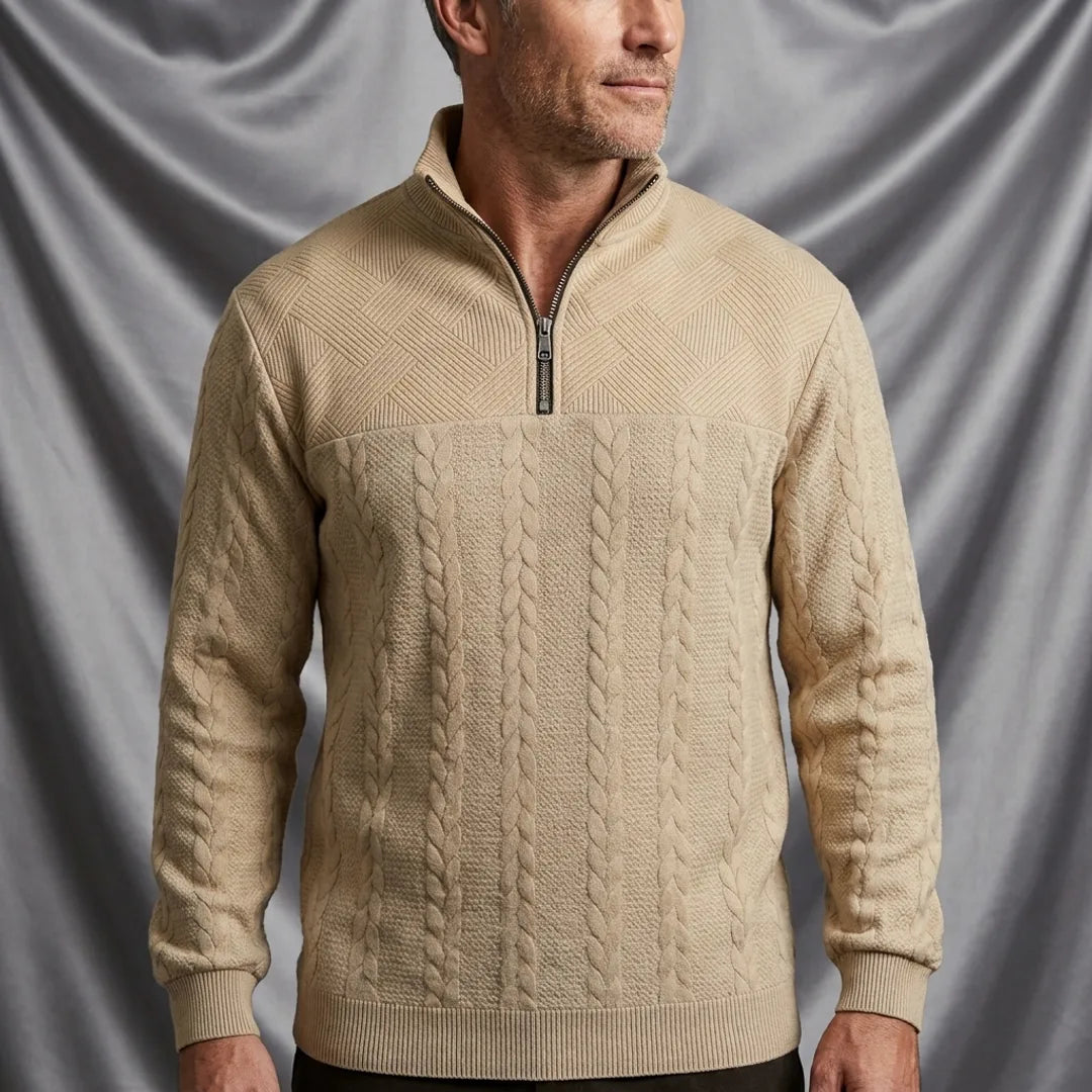 Blake Holloway Jacquard Knit Quarter-Zip