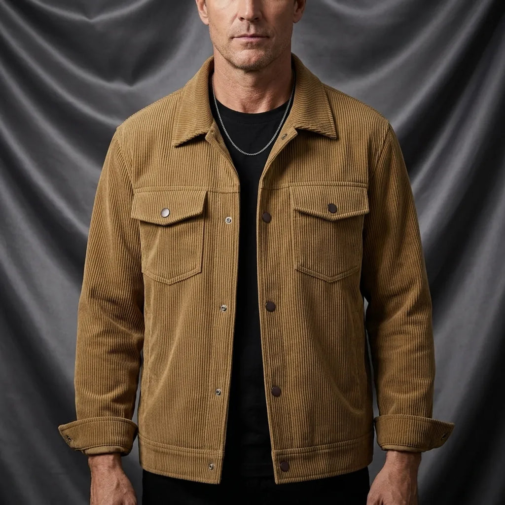 Clifford Corduroy Cargo Lightweight Jacket