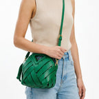 Élise Woven Vegan Leather Handbag
