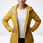 Léa Cinched Detachable Hood Windbreaker