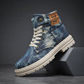 Jonathan NYC Denim Rugged Cargo Boots