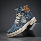 Jonathan NYC Denim Rugged Cargo Boots