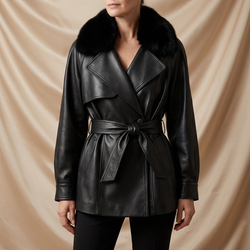 Avéra Fleece Lined Double-Breasted Jacket