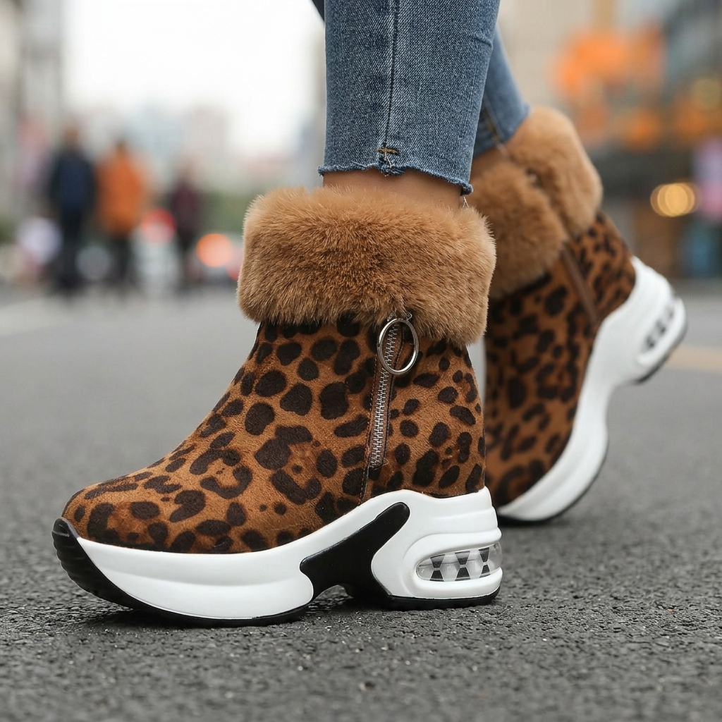 Élise Fur Lined Vegan Suede Boots