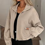 Léa Lightweight Athleisure Bomber Jacket
