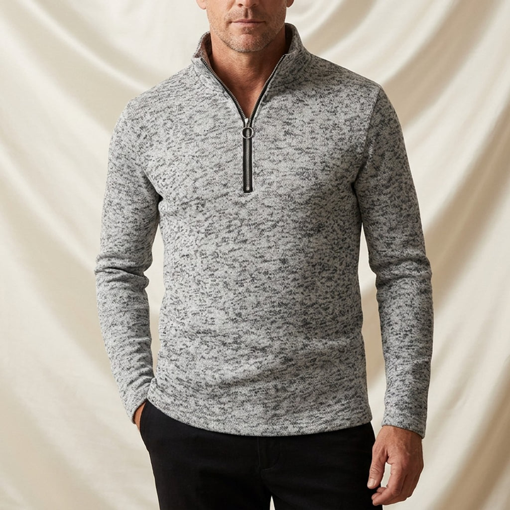 Sterling Mock Neck Microfleece Pullover