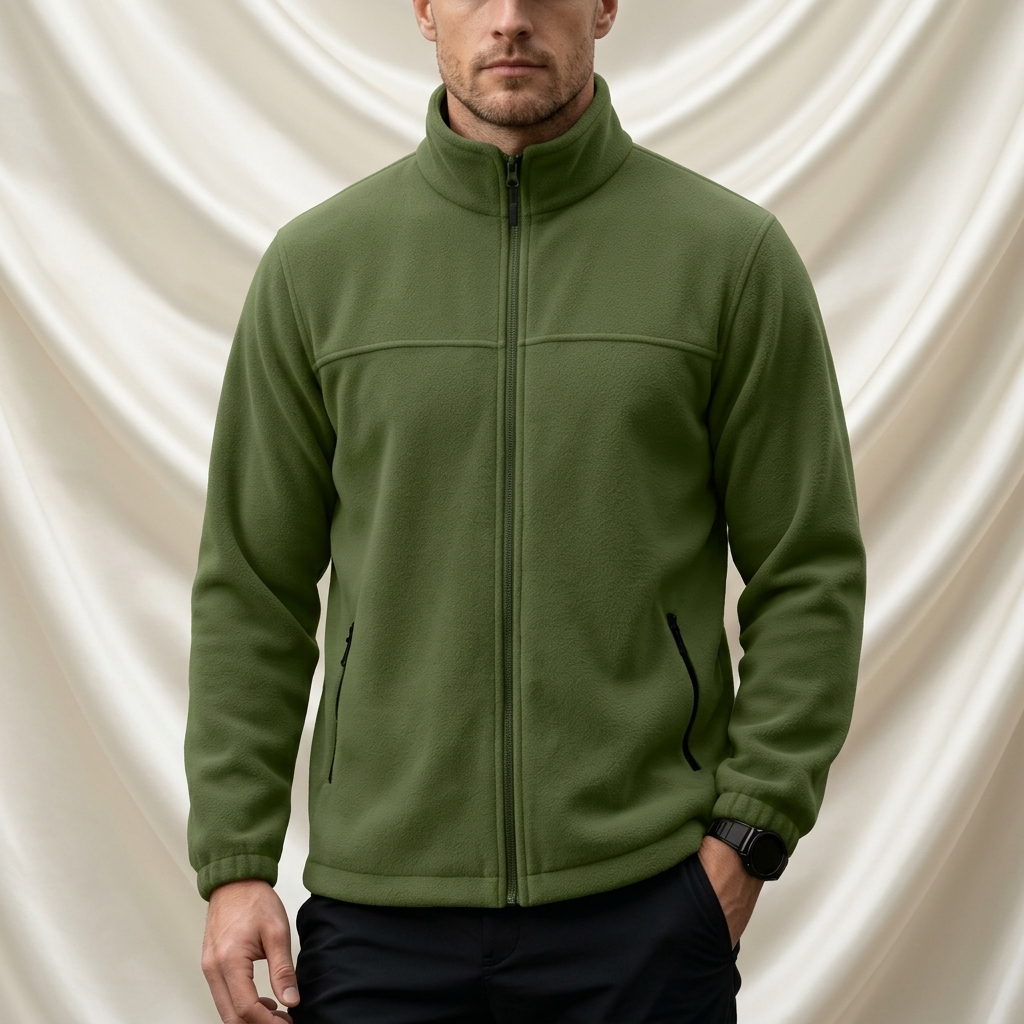 Blake Holloway Microfleece Zip-Up Lightweight Jacket