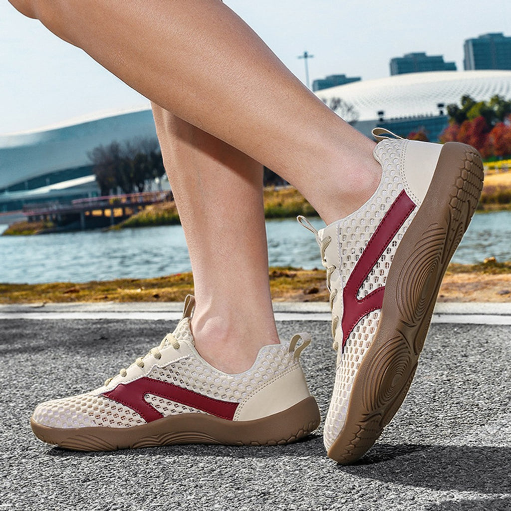 Landstrider Breathable Mesh Wide-Toe Walking Sneakers