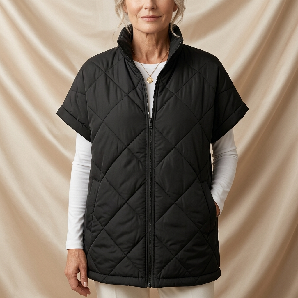Léa Diamond Quilted Puffer Jacket