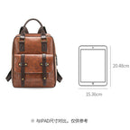 Nova Vintage Vegan Leather Laptop Backpack