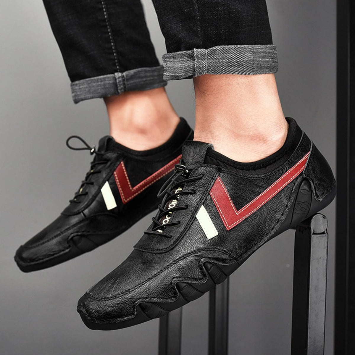Stanton Vintage Slip-On Moc Toe Sneakers