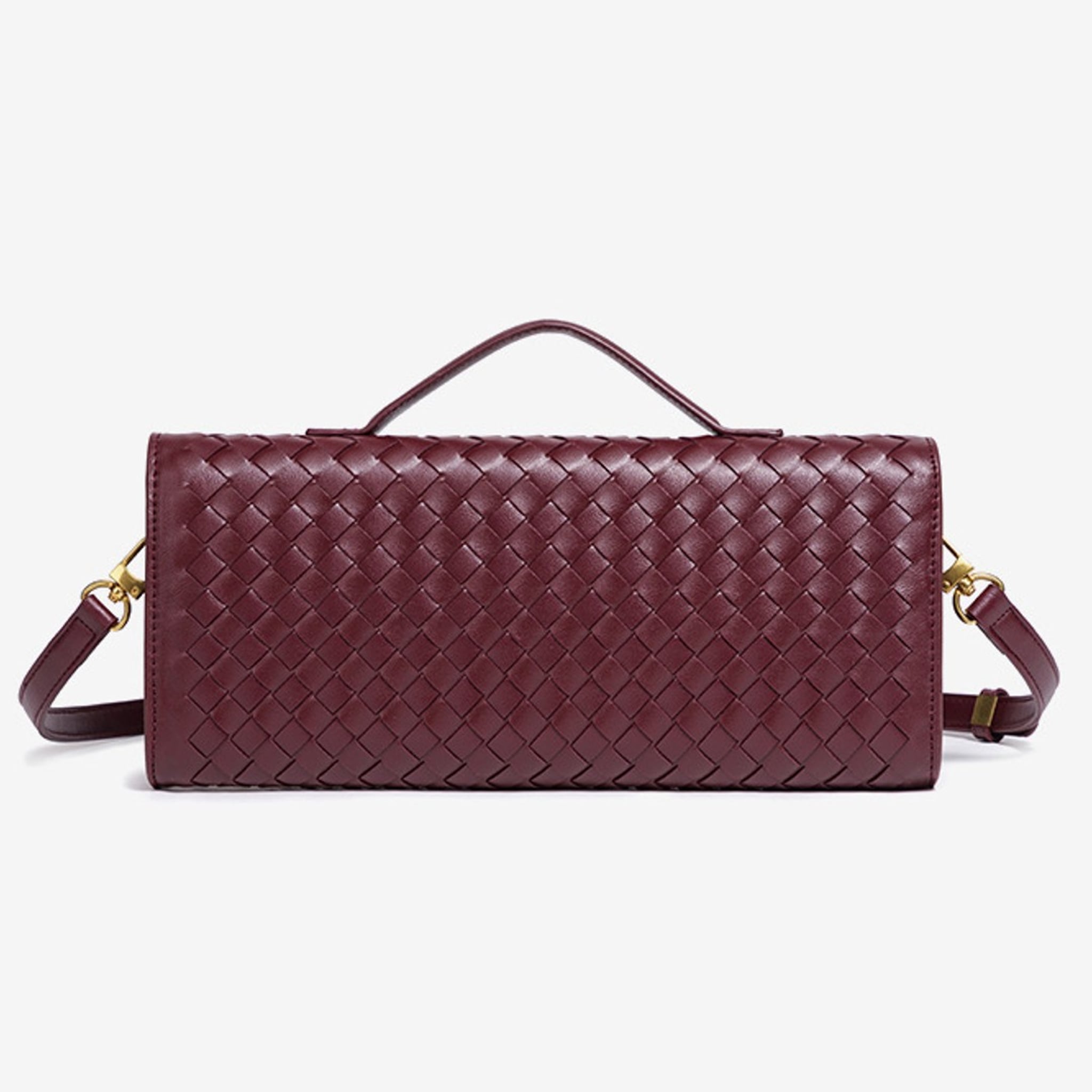 Élise Vegan Leather Baguette Clutch Bag