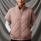 Léa Diamond Quilted Puffer Jacket