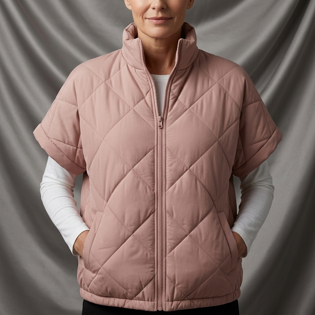 Léa Diamond Quilted Puffer Jacket