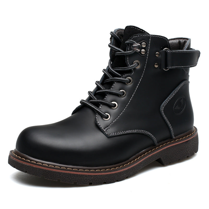 Everest Fleece-Lined Vintage Leather Boot