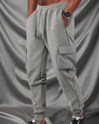 Clifford Waffle Knit Gym Cargo Joggers