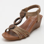Élise Comfort Boho Wedge Sandals