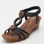 Élise Comfort Boho Wedge Sandals
