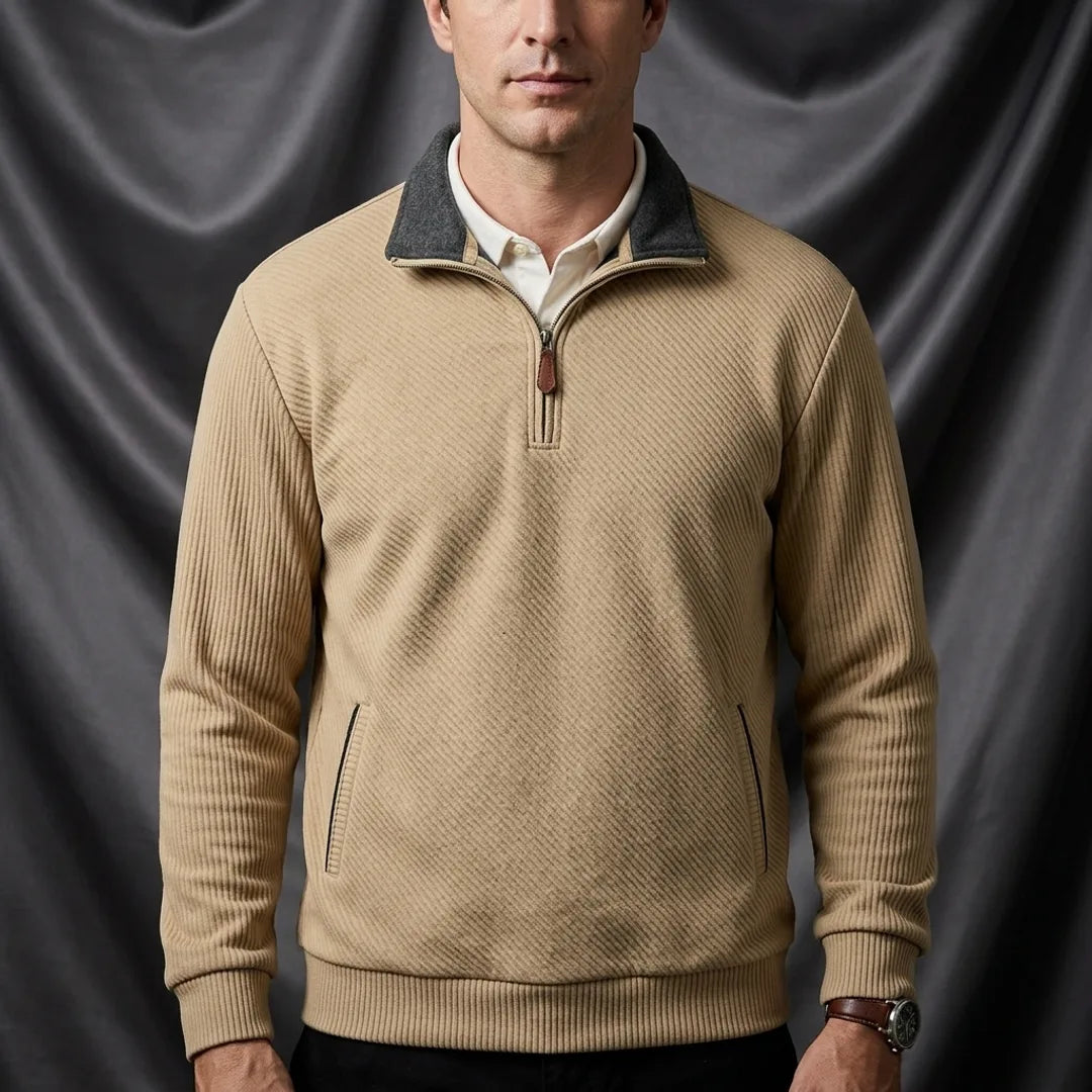 Blake Holloway Classy Alpine Lapel Pullover