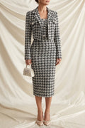 Léa Elegant Tweed Jacket & Dress Set