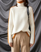 Luciel Thick Knit Mélange Turtleneck