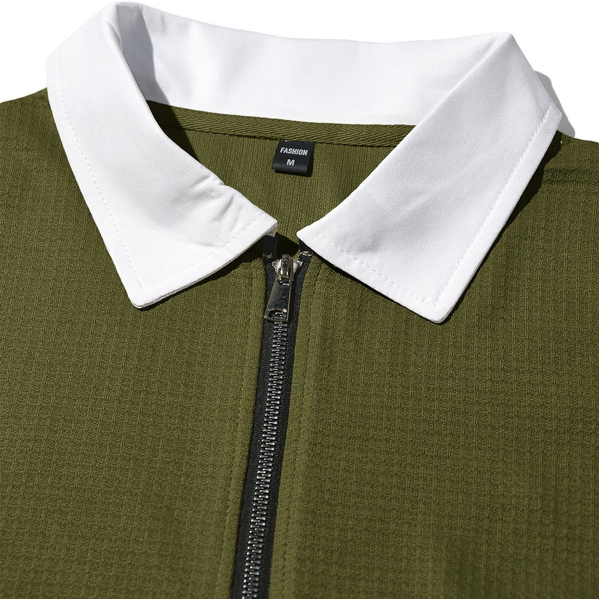 Clifford Waffle Knit Quarter-Zip Polo