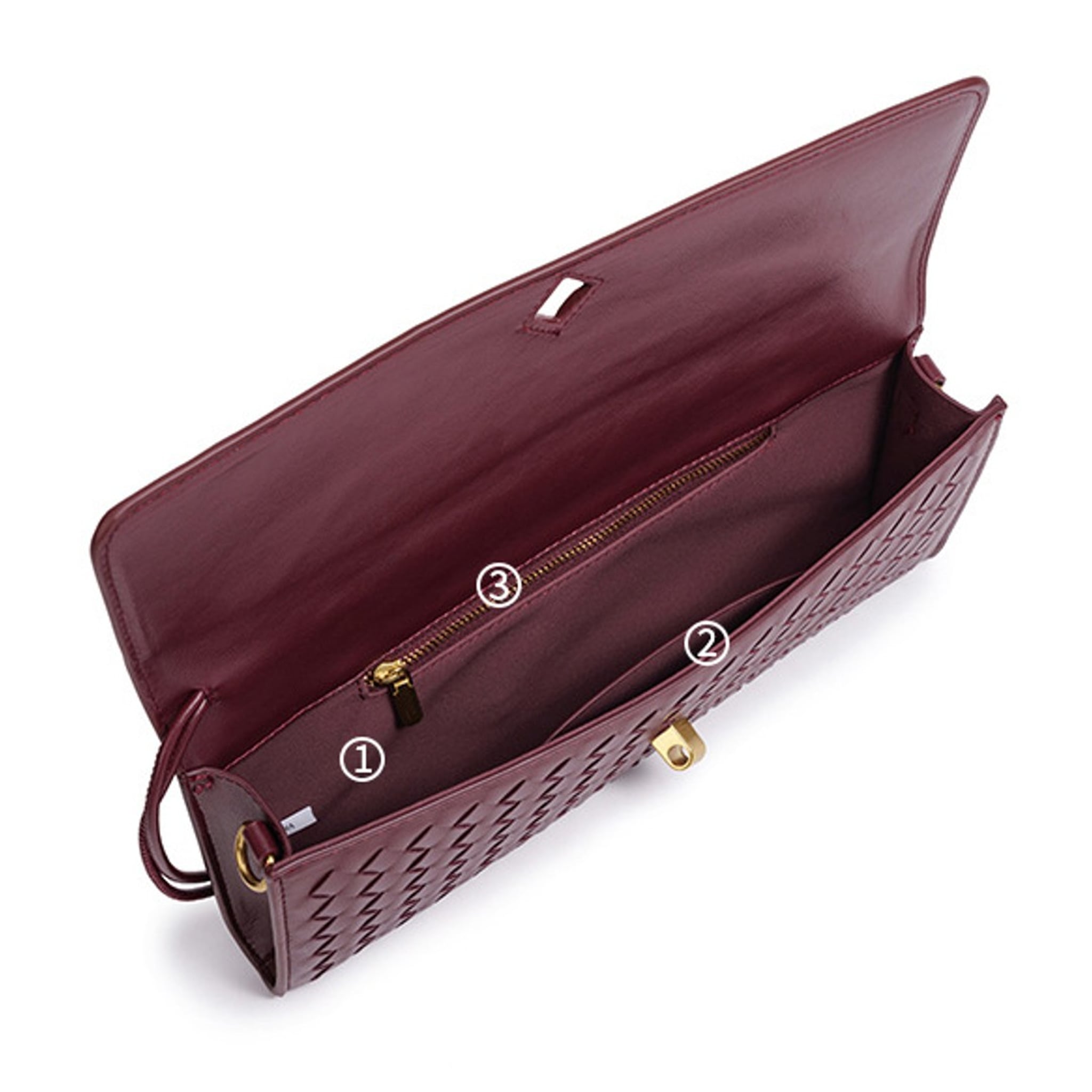 Élise Vegan Leather Baguette Clutch Bag