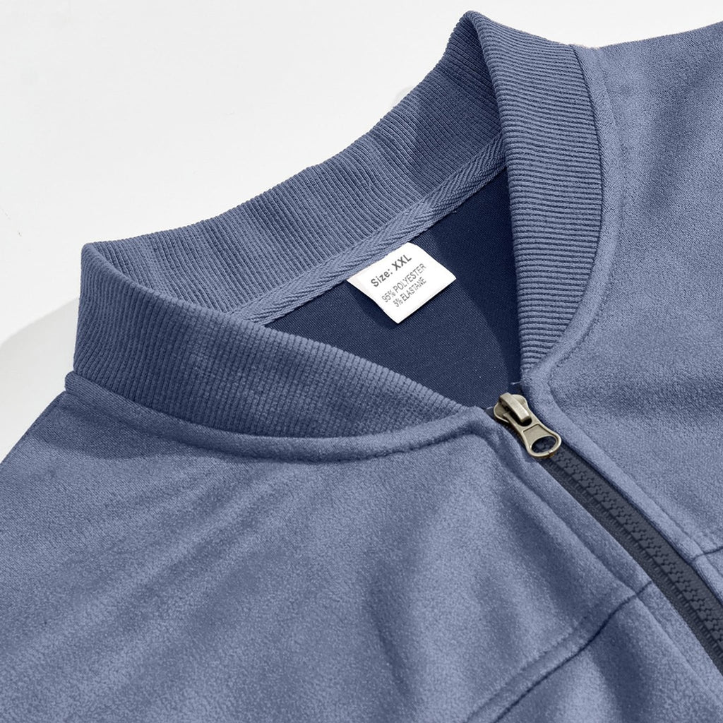 Blake Holloway Minimal Suede Flight Jacket