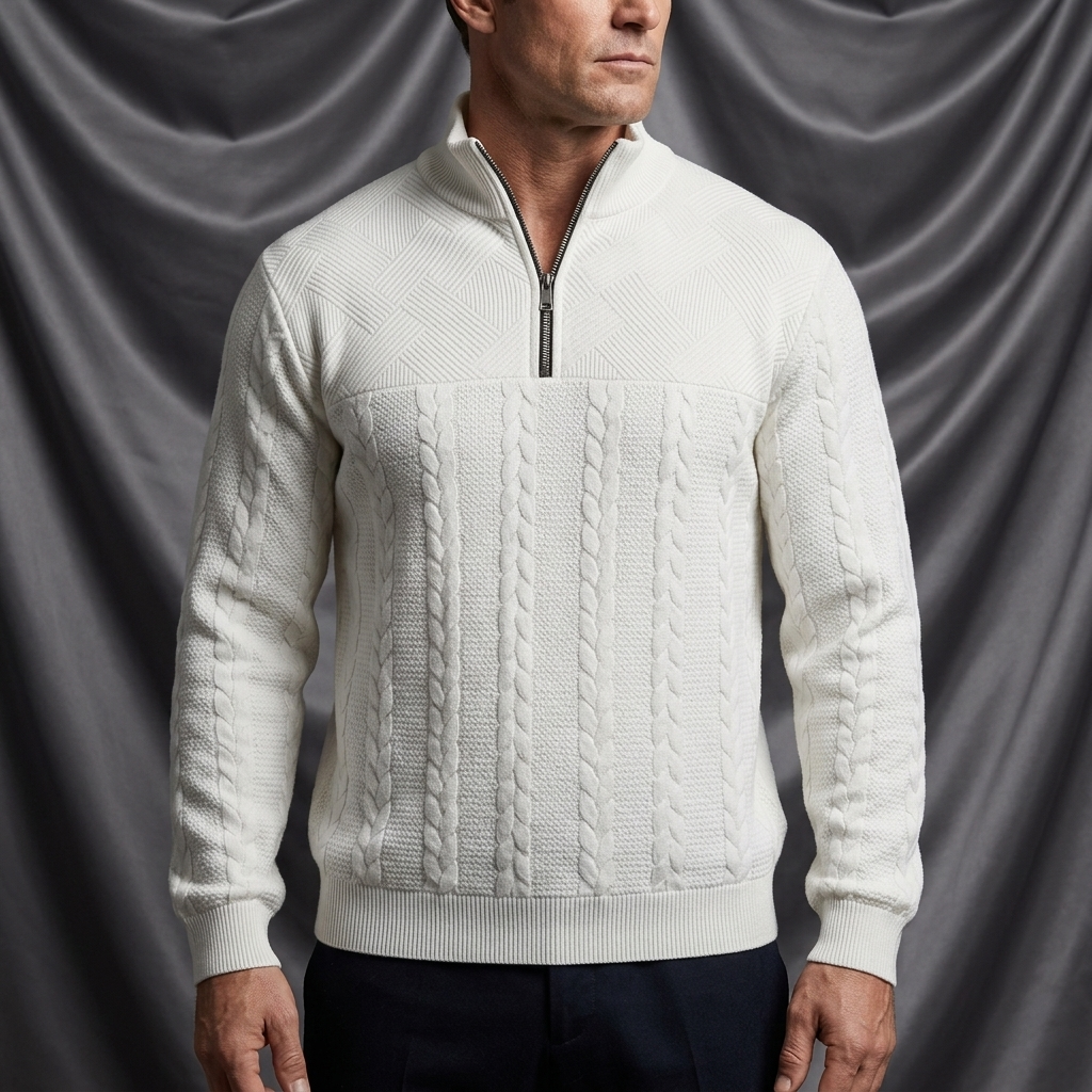Blake Holloway Jacquard Knit Quarter-Zip