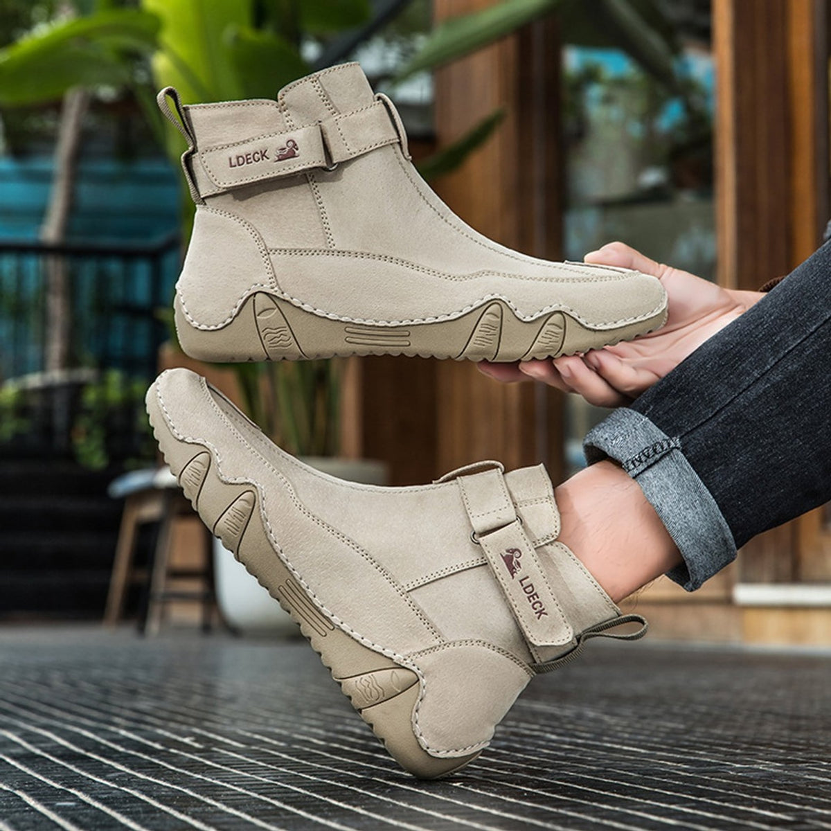 Axel Supple Leather Strapped Winter Boot