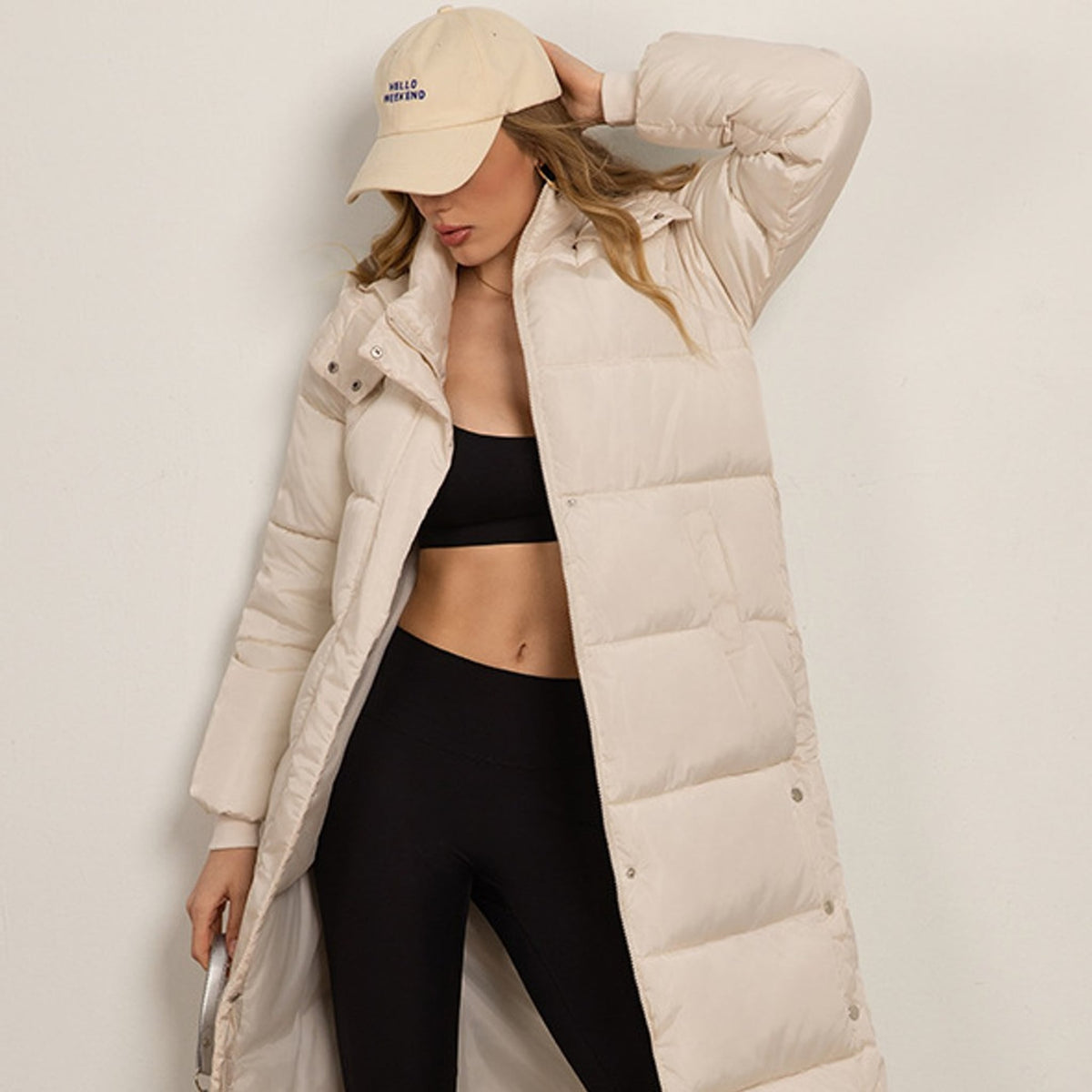 Penelope Longline Puffer Hooded Coat