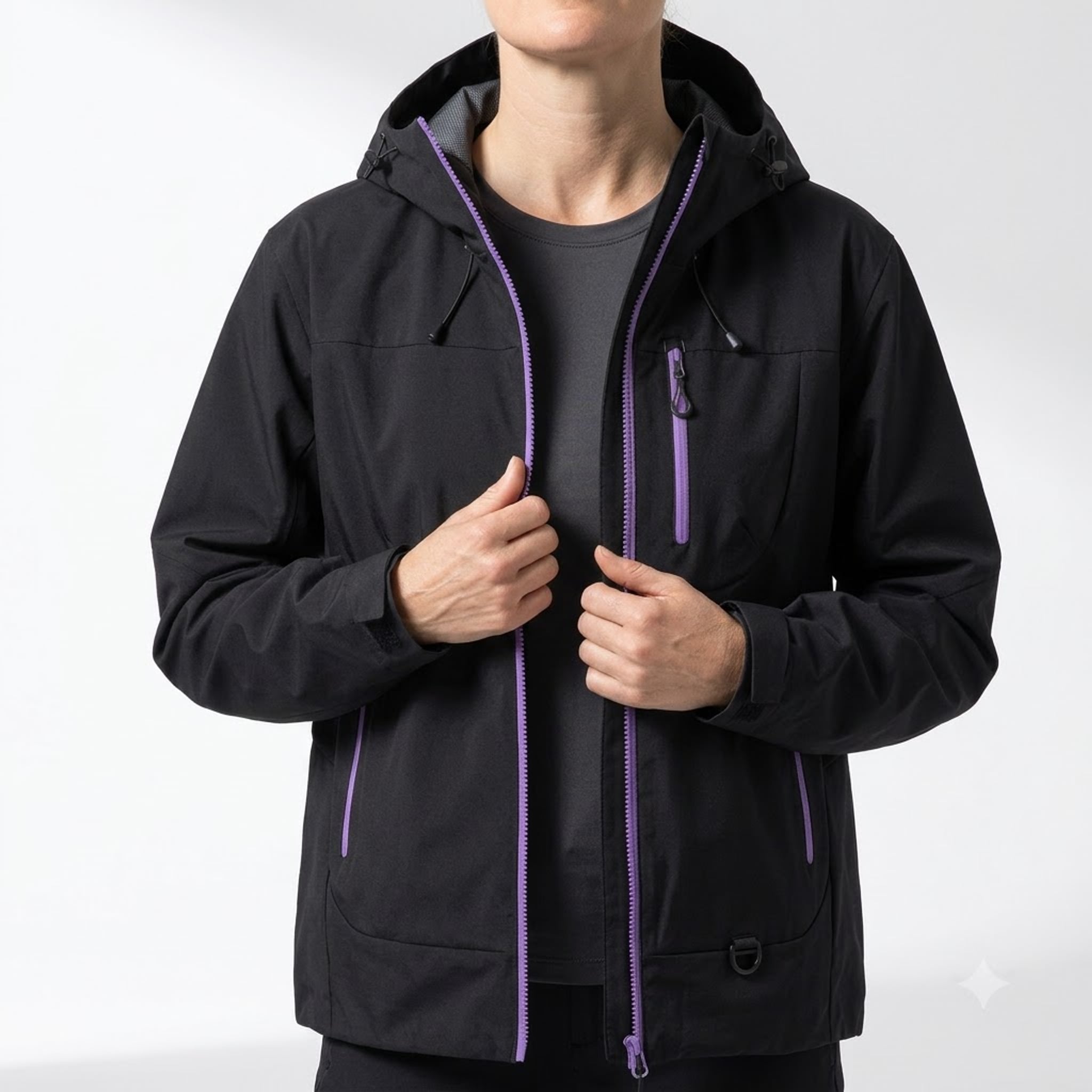 Ironpass Women's All-Weather Waterproof Hiking Jacket