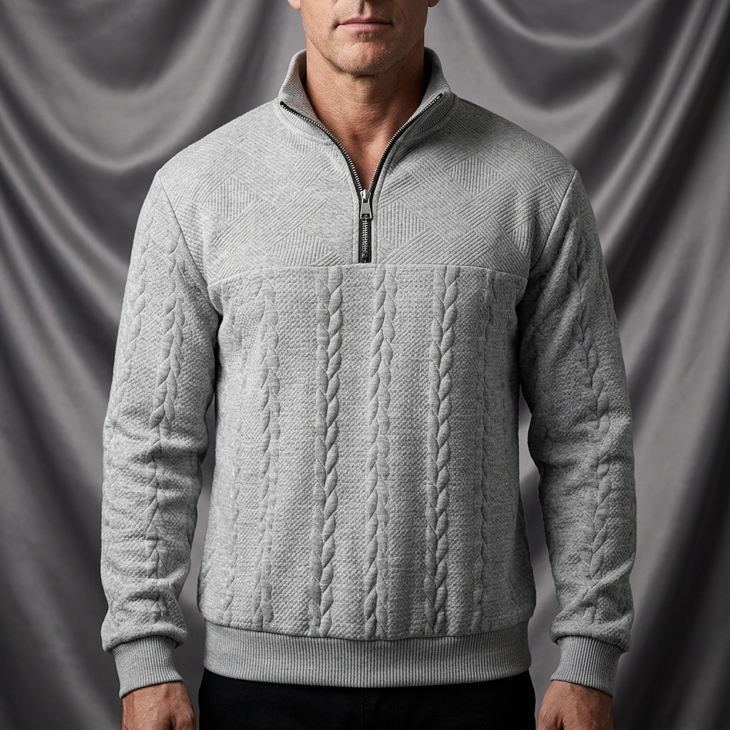 Blake Holloway Jacquard Knit Quarter-Zip