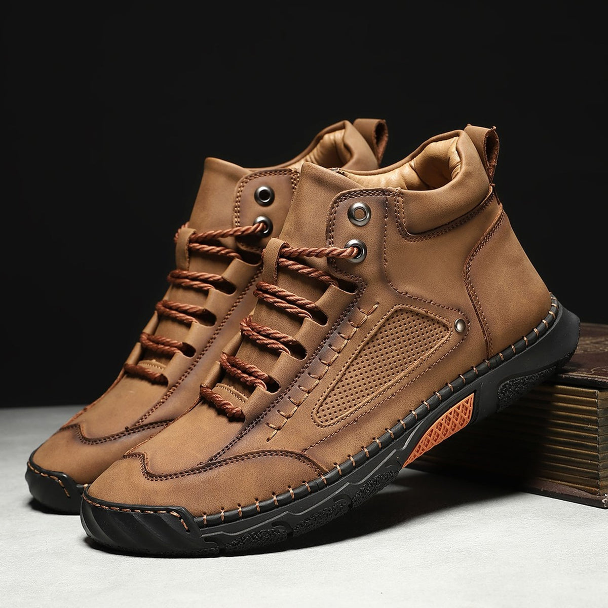 Brandon Legacy Stitched High-Top Boot