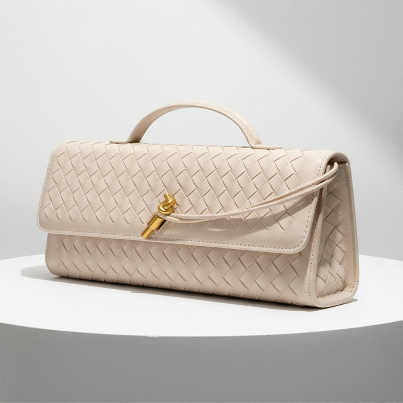 Élise Vegan Leather Baguette Clutch Bag
