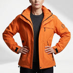 Ironpass Women's 3-in-1 All-Weather Waterproof Hiking Jacket