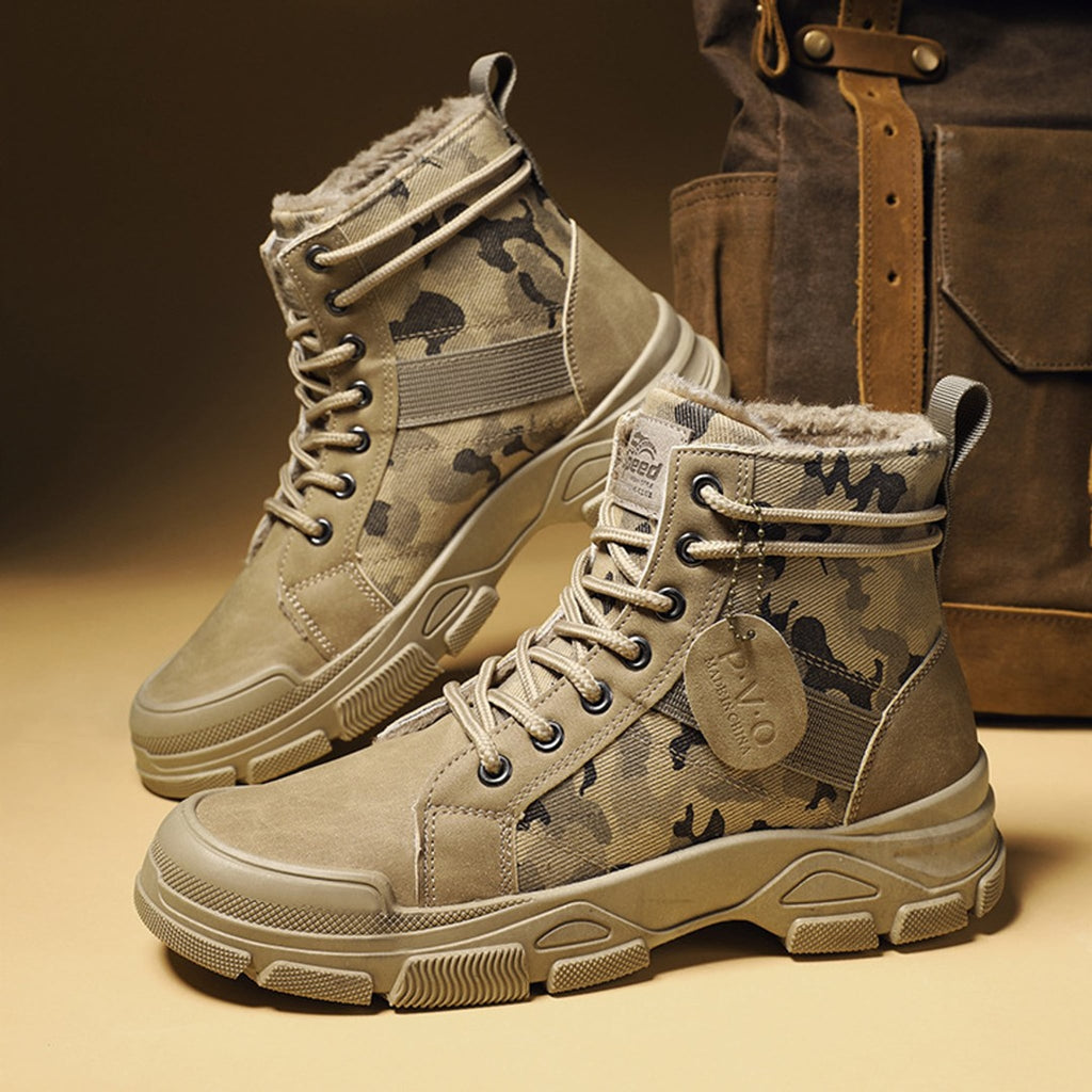 Ridge Rugged Camouflage Work Boots