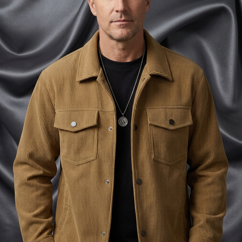 Clifford Corduroy Cargo Lightweight Jacket
