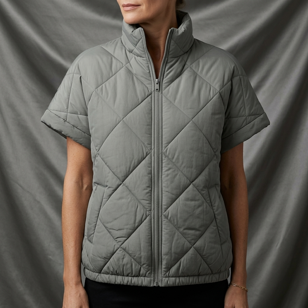 Léa Diamond Quilted Puffer Jacket