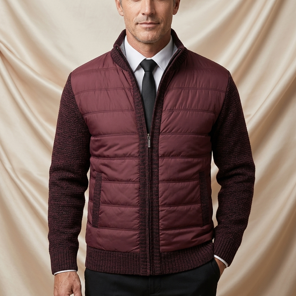 Blake Holloway Quilted Cardigan Puffer Jacket