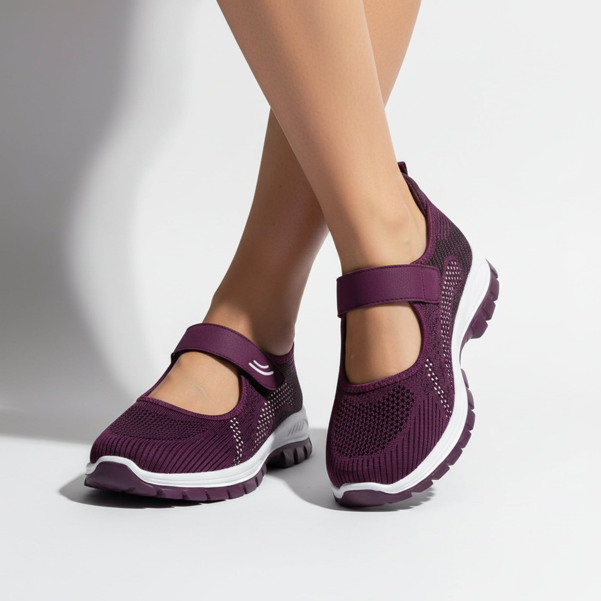 Élise Easy-Wear Velcro Orthopedic Walking Sneakers