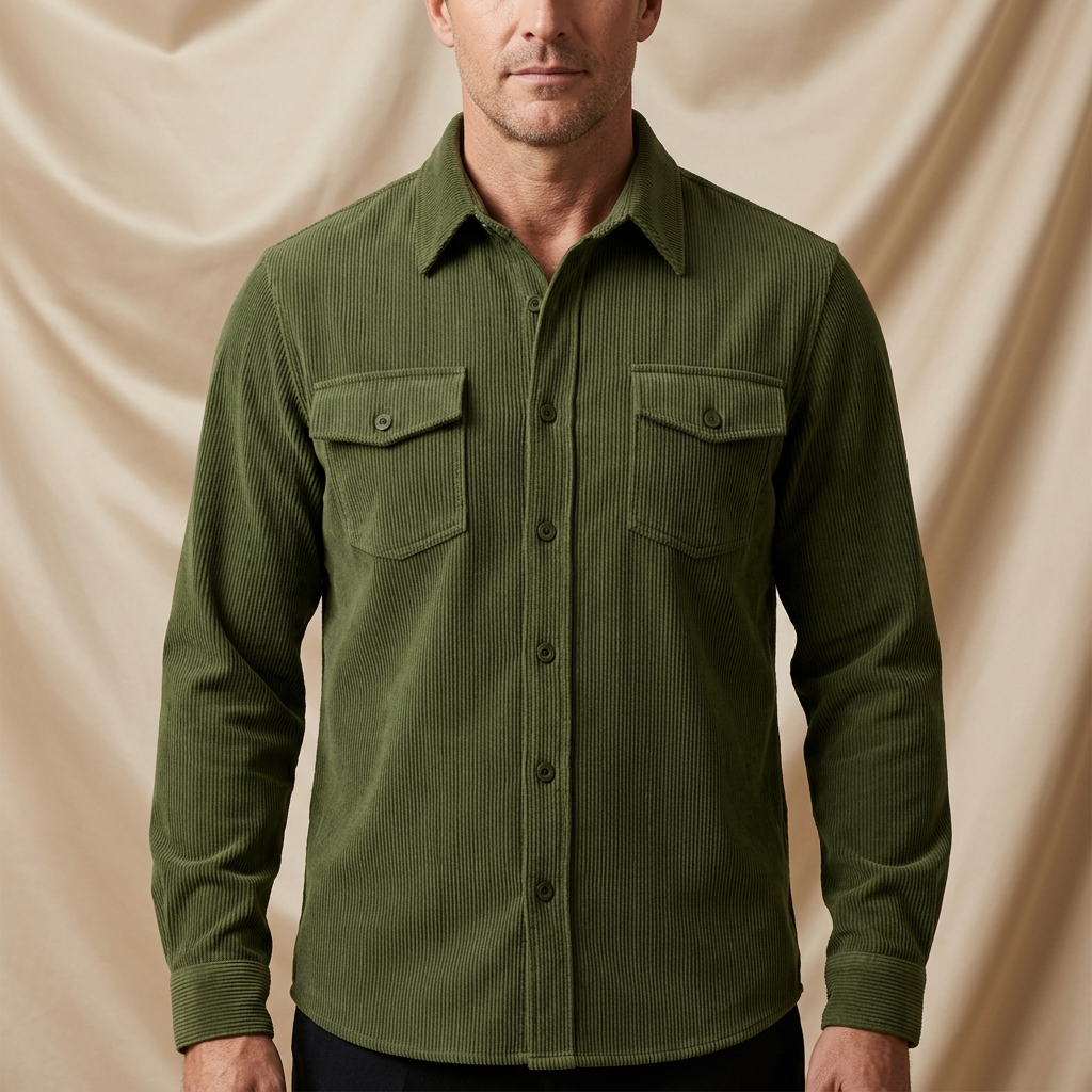 Clifford Soft Ribbed Corduroy Overshirt