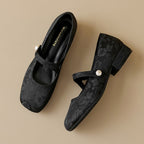 Élise Jacquard Floral Mary Jane Ballet Flat