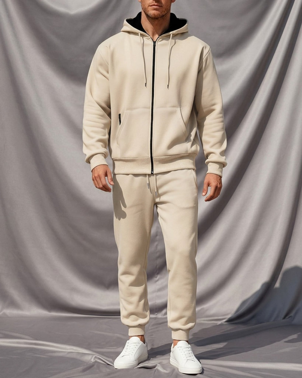 Axel Active Performance Fleece Zip-Up Hoodie & Jogger Set