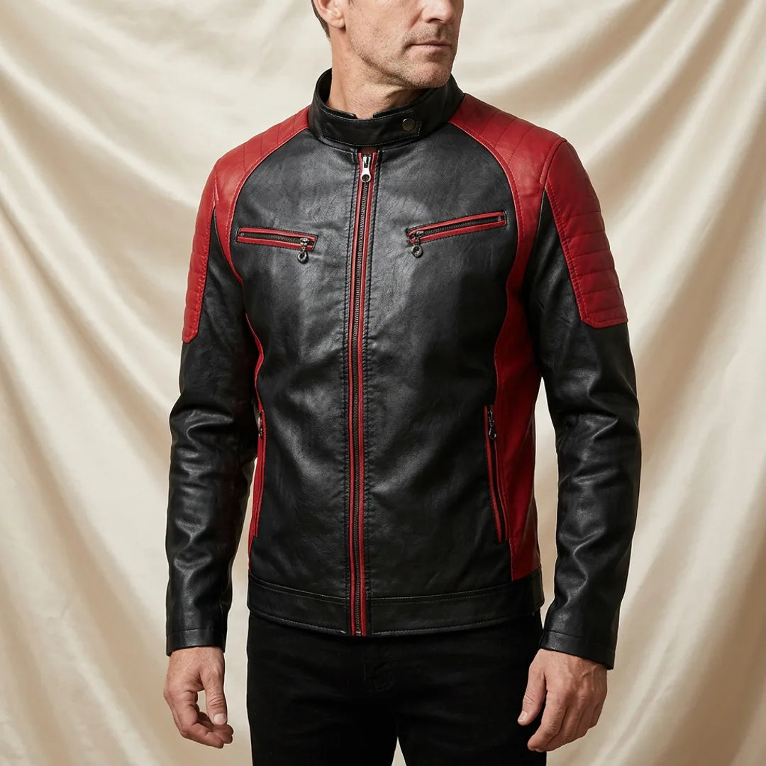 Stryde Speedster Two-Tone Biker Jacket